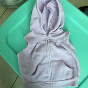 Baby hoodie vest